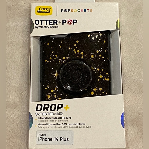 OtterBox+Pop Socket Symmetry Series Case for iPhone 14 Plus Soft Mystic NWT - Picture 4 of 5